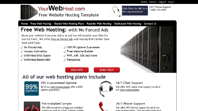 Free Web Hosting Template
