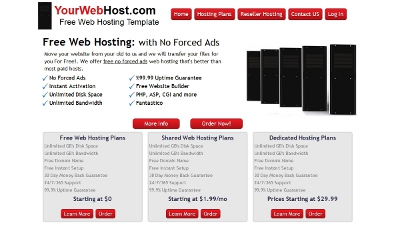 Free Web Hosting Template