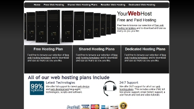 Free Web Hosting Template